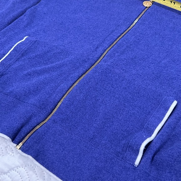 EUC Lilly Pulitzer full zip sweater jacket with hood. Size XL. - Picture 5 of 7